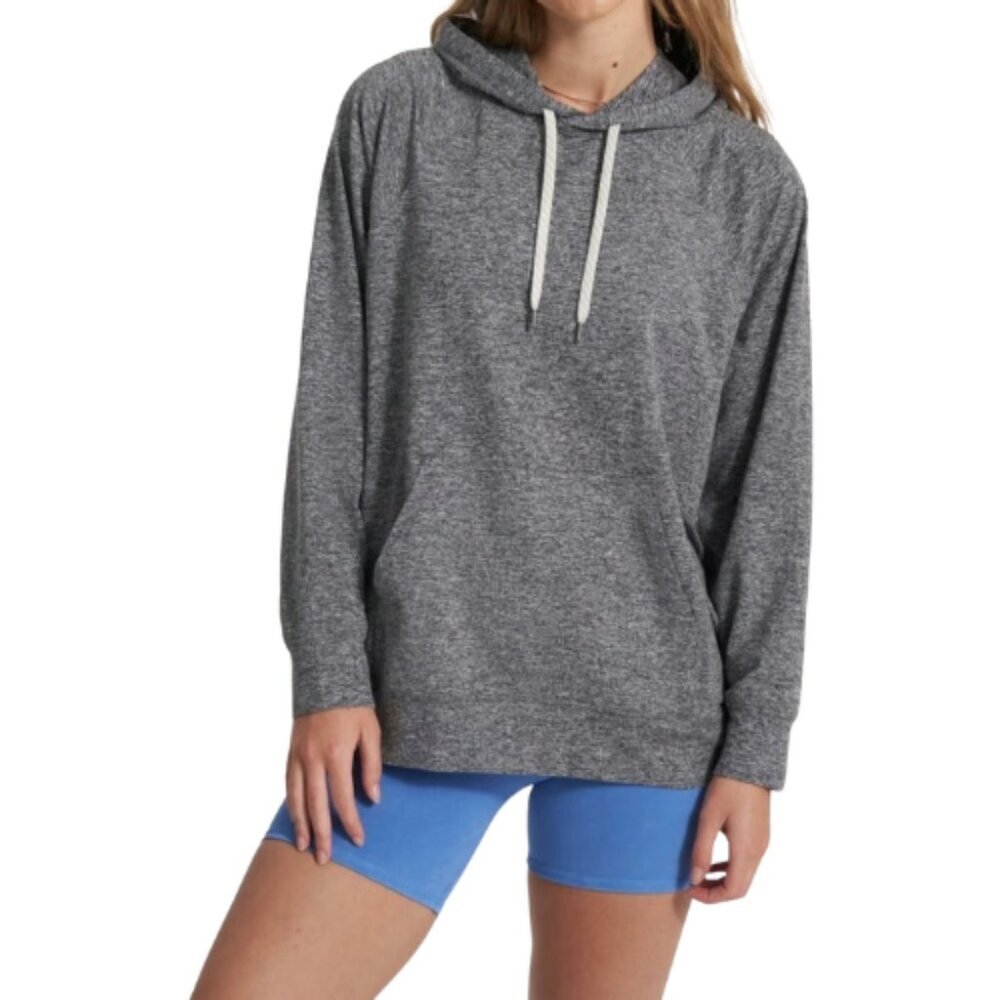 Feat Roam Unisex Hoodie Heather Grey | Size Small | Cozy Pullover Sweatshirt